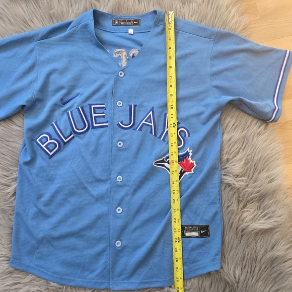 Nike Toronto Blue jays Cavan Biggio Light Blue Jersey #8 MLB - Picture 8 of 12